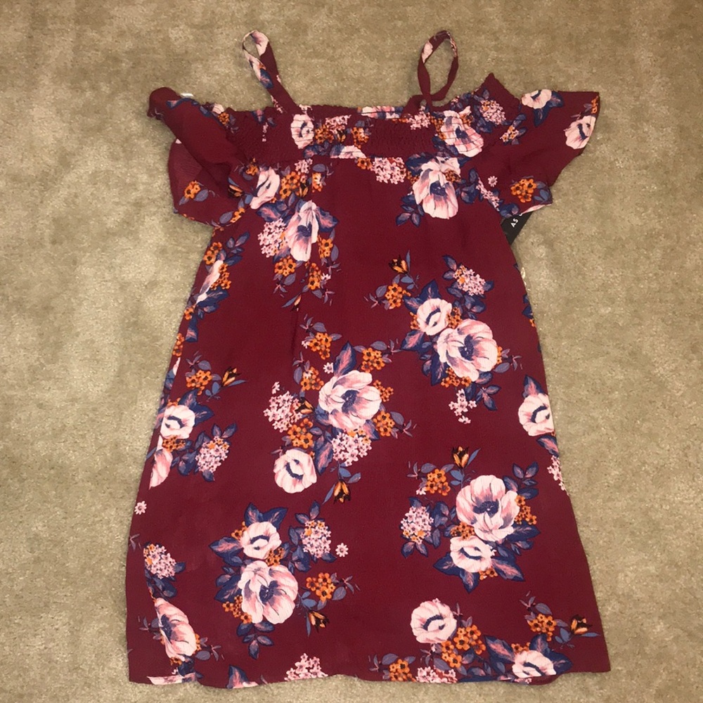 Off the shoulder floral dress